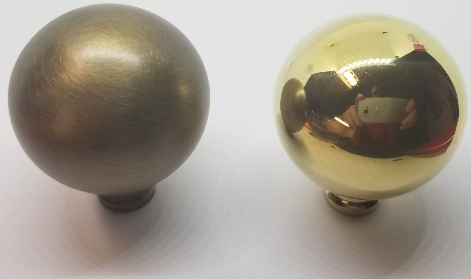 LARGE 2 BRIGHT BRASS Bed Ball Finial Post Cannon Frame Etsy