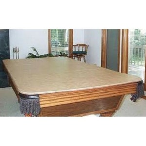 POOL TABLE PAD - Custom made Table Pad - billiard, kitchen,dining table top cover saver protector magnet locks any size shape colors etc.