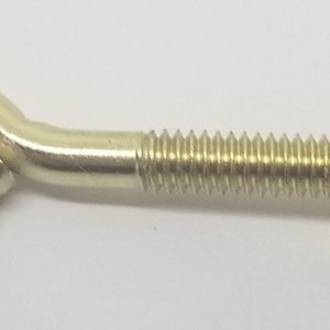 POLISHED BRASS Eyebolt Eyelet Post for Bail Pull Handle Drop Hook Hole ...