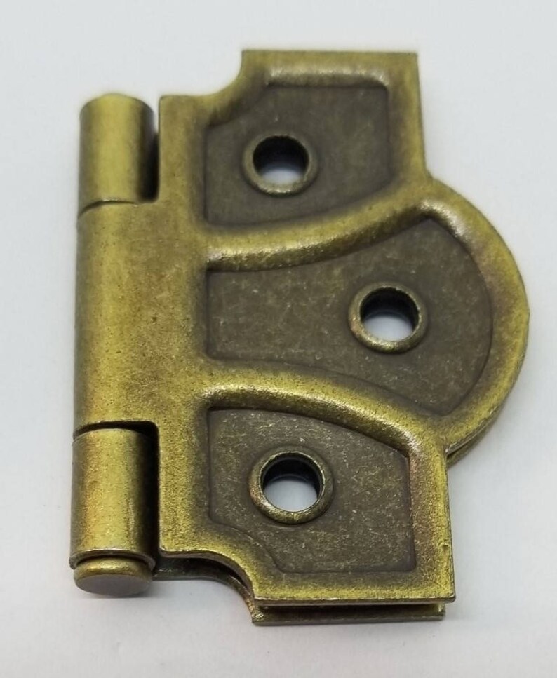 Antique Brass Plated Steel Loose Pin Hinge Removable Etsy