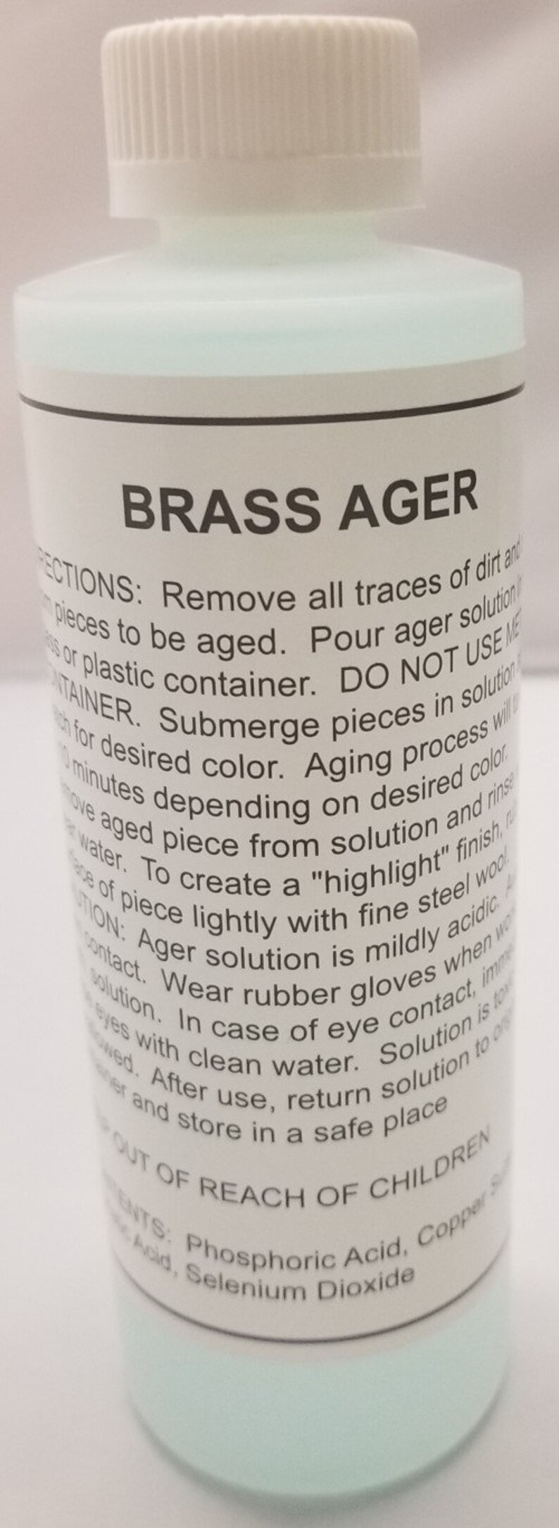 8oz. ounce Brass Ager Darkening Solution Antique Vintage Etsy Australia