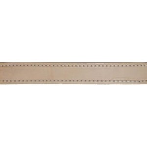 Natural - 8-3/4&quot; Premium Leather Trunk Handle chest steamer antique box vintage old replacement