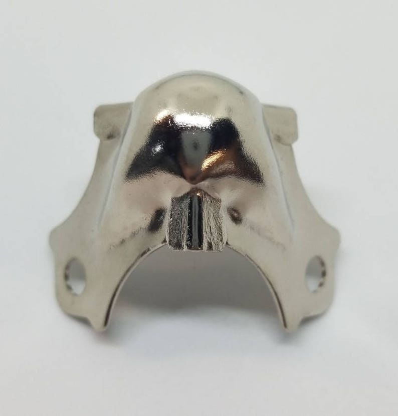 Small Nickel Plated Trunk Corner Steamer Chest Cap Cover Box Etsy