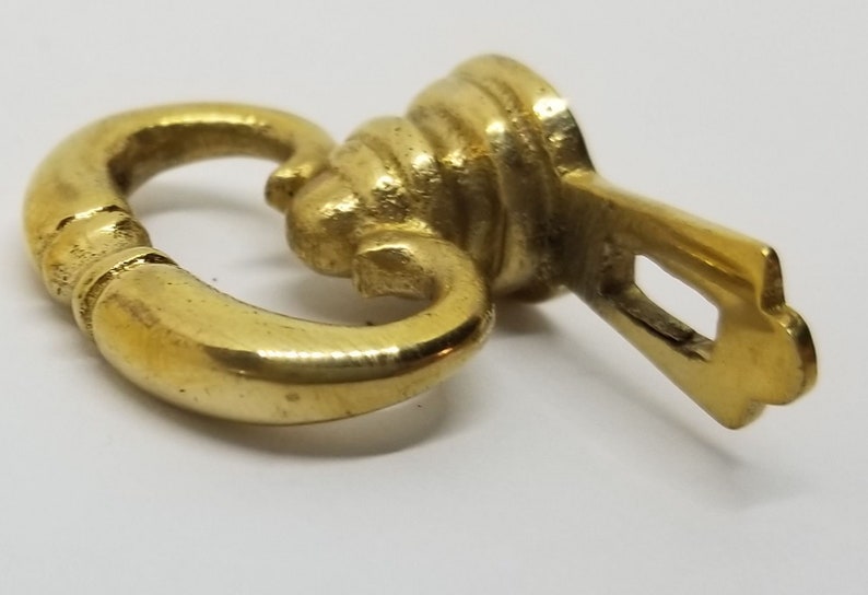 MOCK KEY PULL Colonial Revival Style Cast Brass fake blank Etsy
