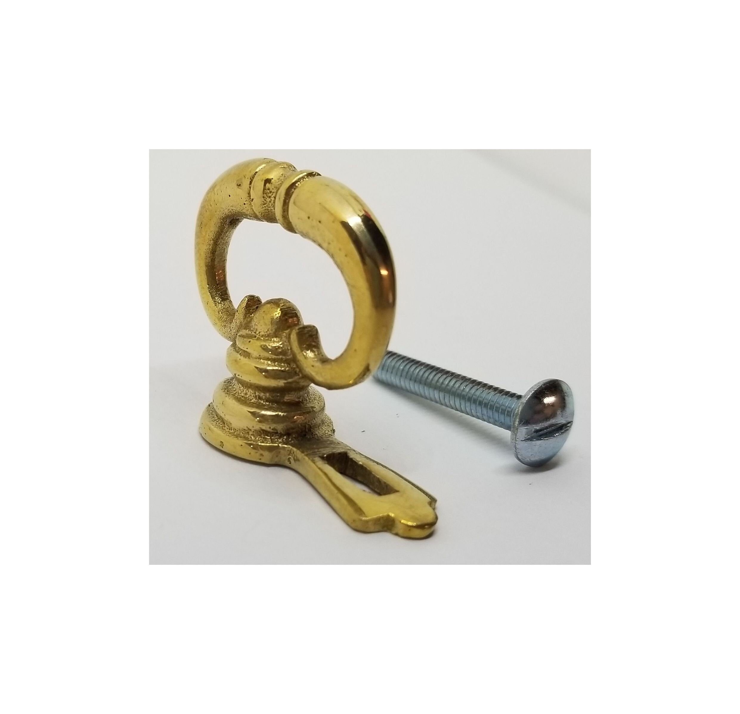 MOCK KEY PULL Colonial Revival Style Cast Brass fake blank Etsy