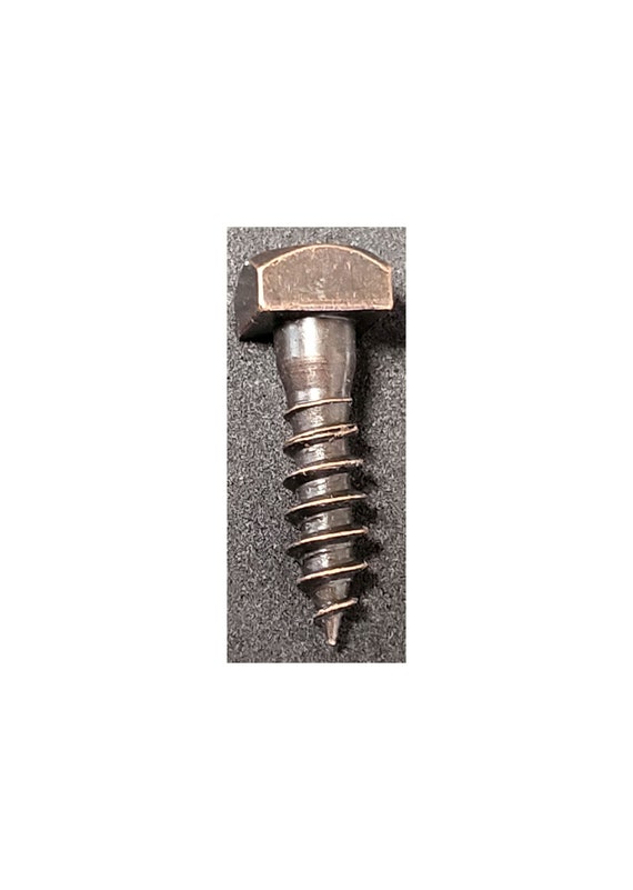 25-Pack 1/2" X 2" Antique Square Head Lag Screws - Plain Steel Rustic Hardware