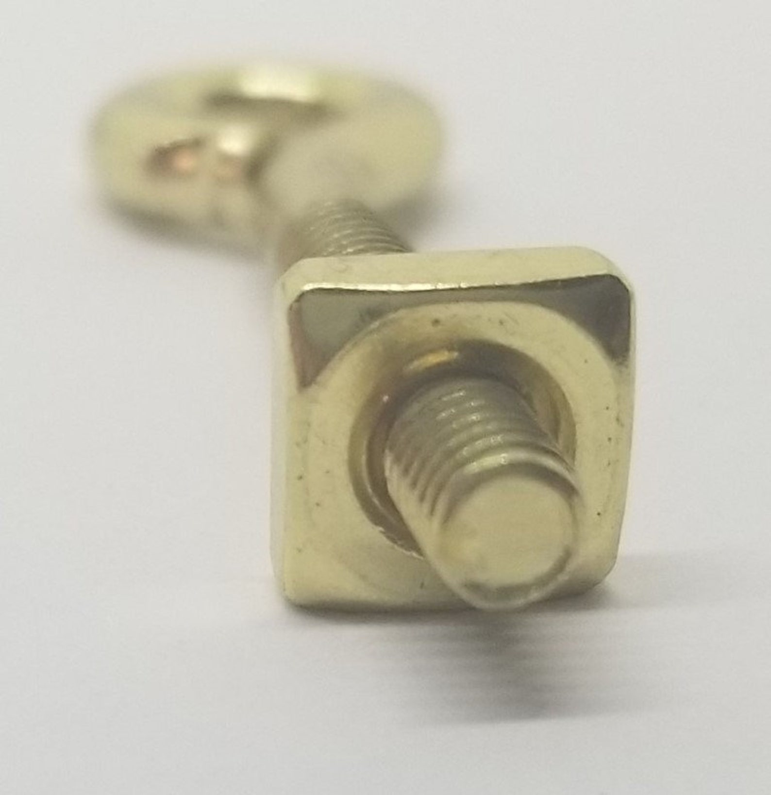 POLISHED BRASS Eyebolt Eyelet Post for Bail Pull Handle Drop Hook Hole ...