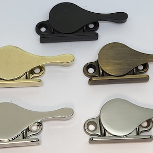 Banjo Double Hung Universal Sash Window Lock window pressure squeeze side Mediterranean classic vintage antique old fancy decorative