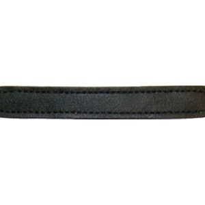 Black - 8-3/4&quot; Economy Leather Trunk Handle chest steamer antique box vintage old replacement
