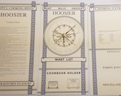 Door Cards - Hoosier - Sellers cabinet info antique vintage cooking chart guide clock timer brass