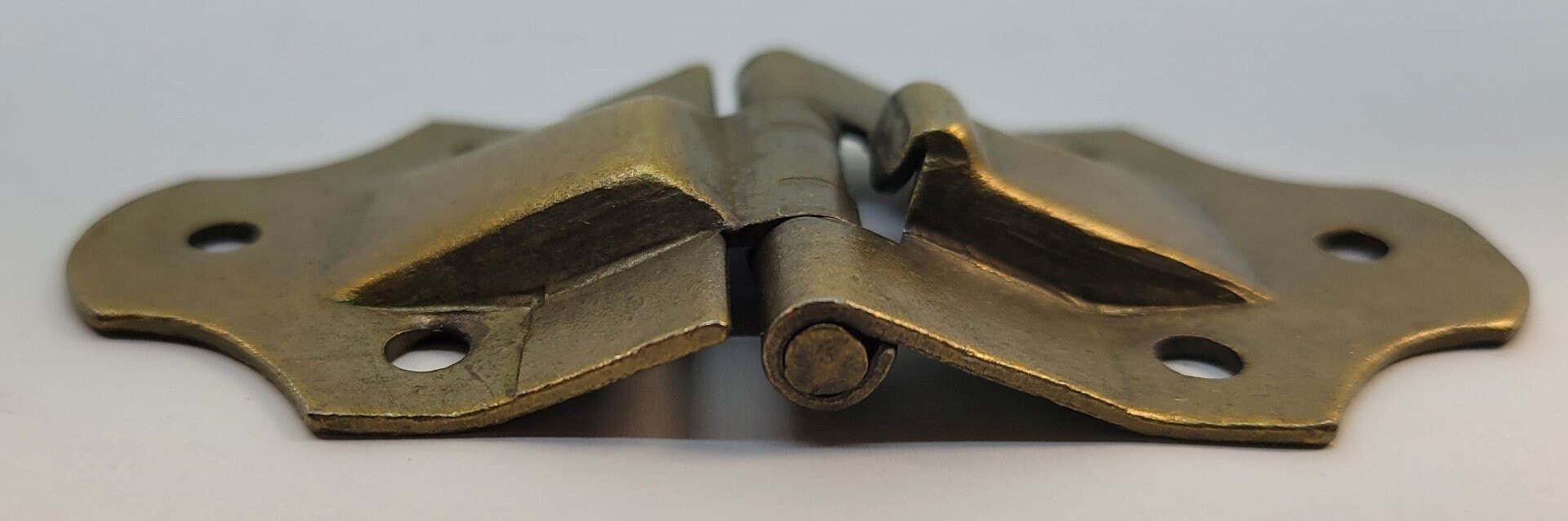 Antique Brass Plated Stamped Steel Trunk Stop Hinge chest Etsy