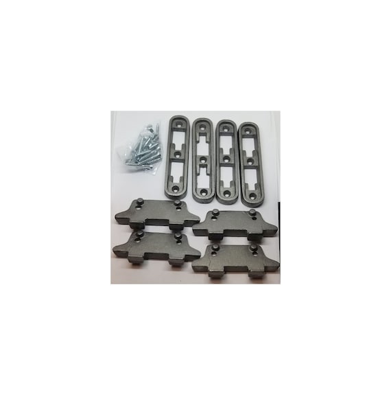 MEDIUM Cast Iron Bed Rail Fastener Set kit 4 Frame Hooks Etsy