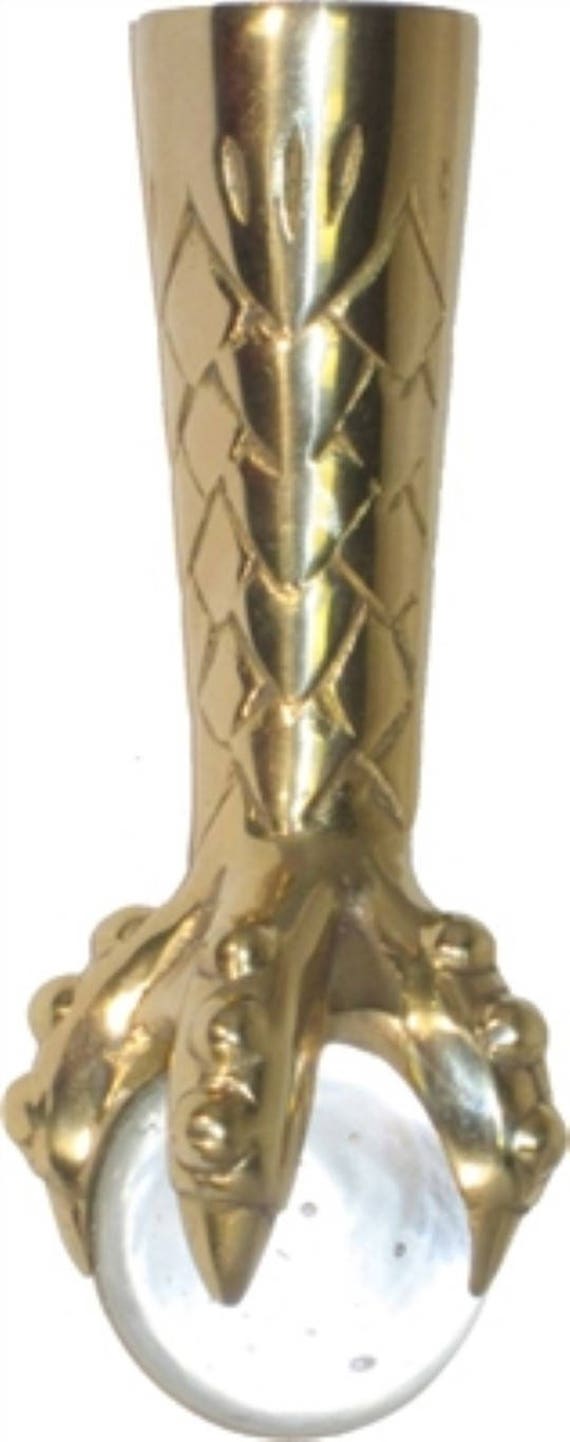 Victorian Style Cast Brass CLAWFOOT with Glass Ball BC2301