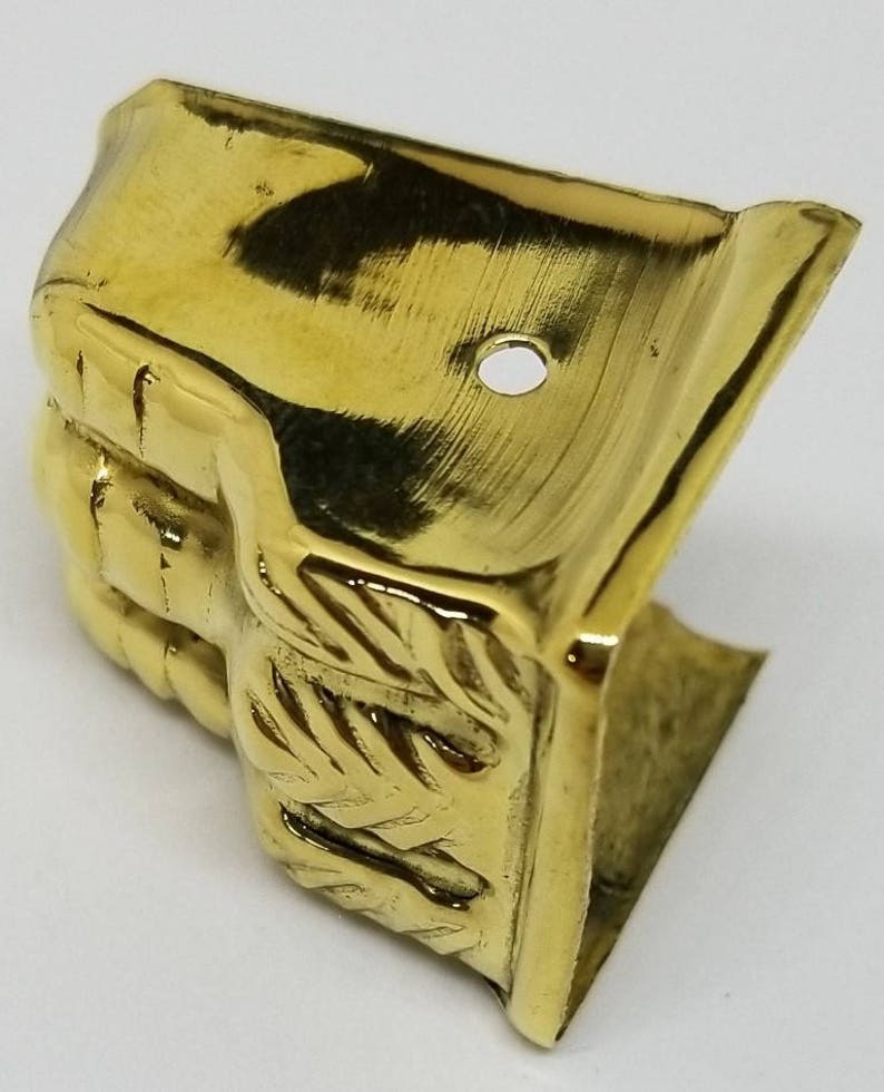 Small BRIGHT BRASS Stamped Claw Foot Toe Leg Cap Piano Stool Etsy