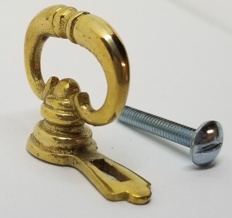 MOCK KEY PULL Colonial Revival Style Cast Brass fake blank Etsy