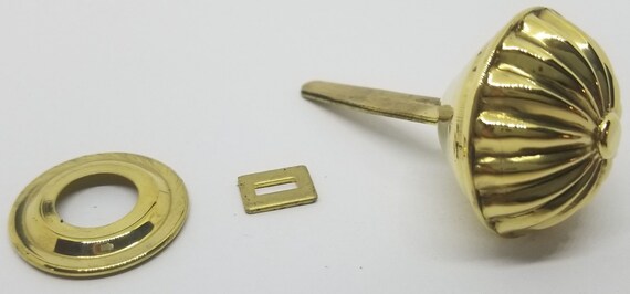Brass-B-0336 Spool Cabinet Knob