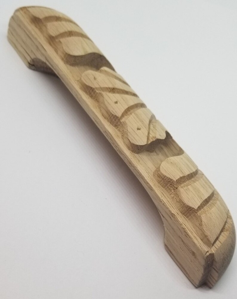 7 LARGE CARVED Oak Desk Pull Roll Top Drawer Antique Etsy