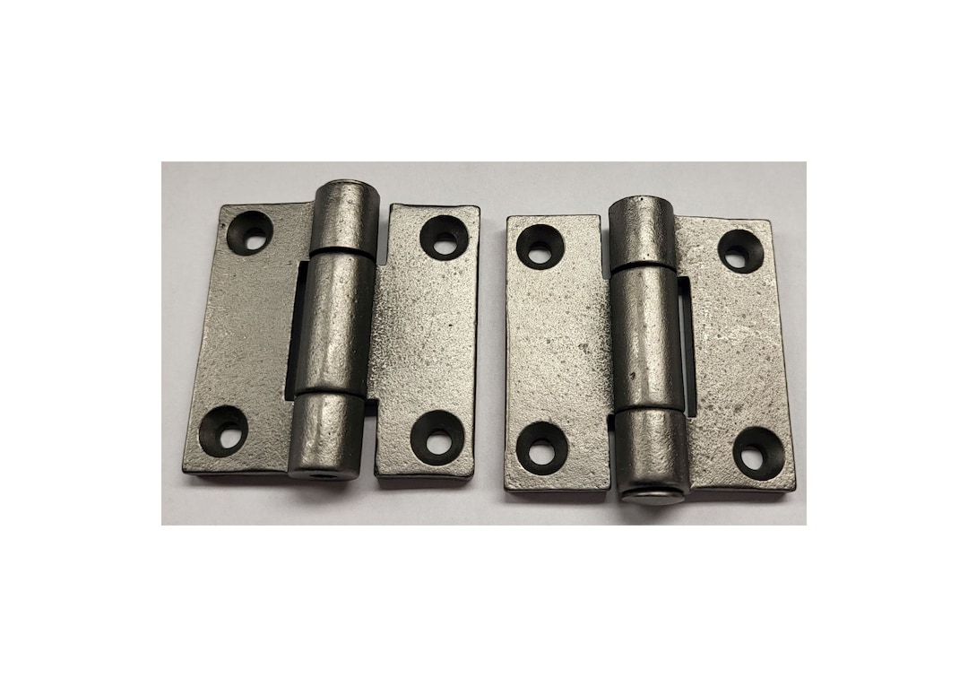 2 Inch NON-HANDED Plain Pin Hinge (pair) Cast Iron Thick Heavy Duty ...