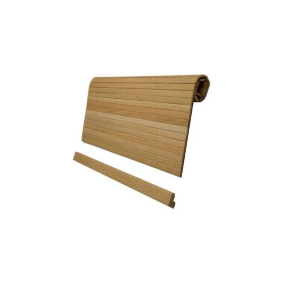 Long Sellers Horizontal Oak Kitchen Cabinet Tambour Roll Etsy