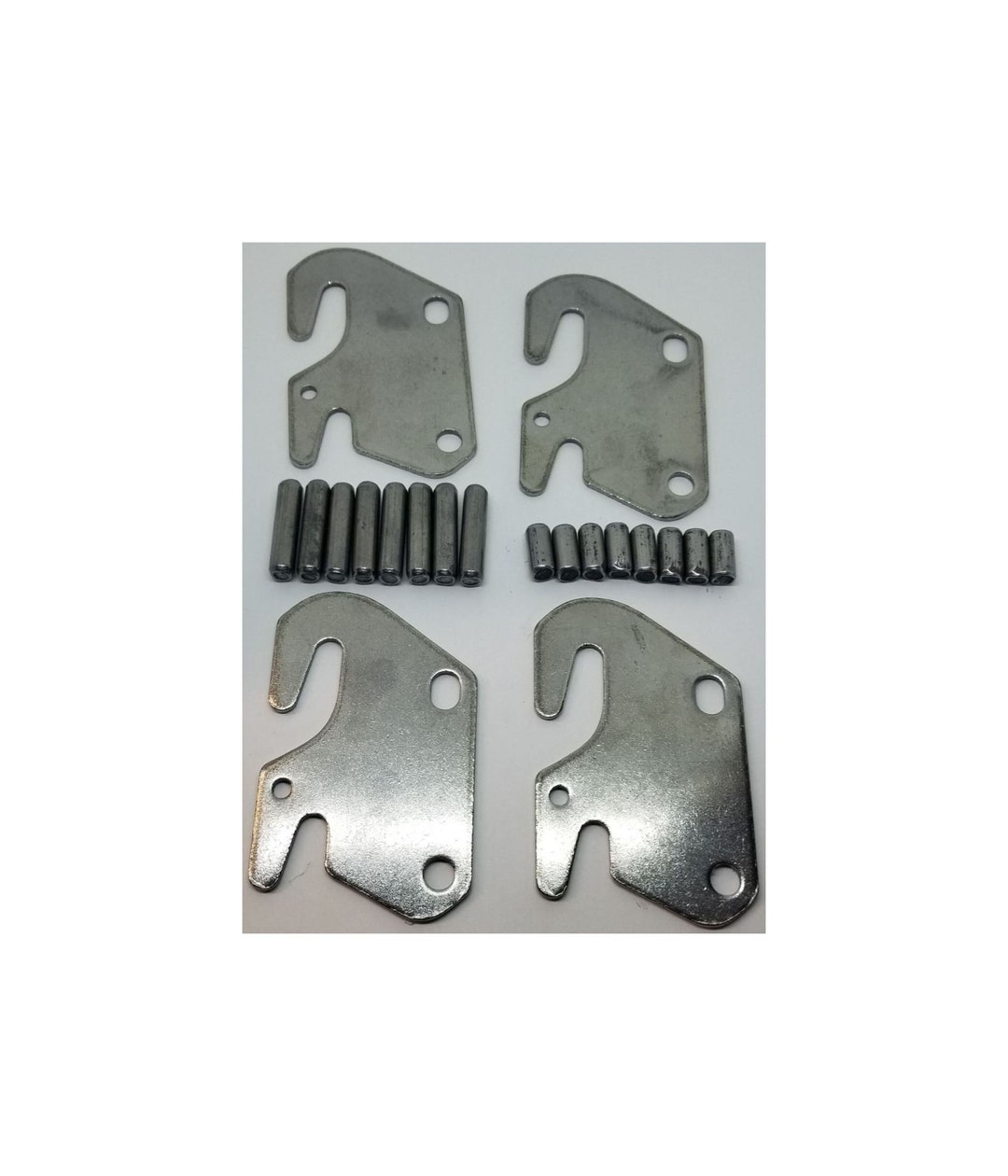 Antique Vintage Bed Rail Steel Bedfast Kit 4 Bed Rail Fasteners Pins