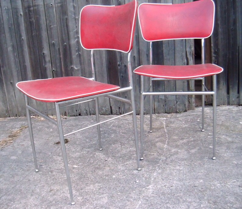 Mid Century Kitchen Chair With Upholstery Make Your Own Etsy