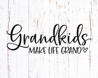 Grandkids Svg Etsy