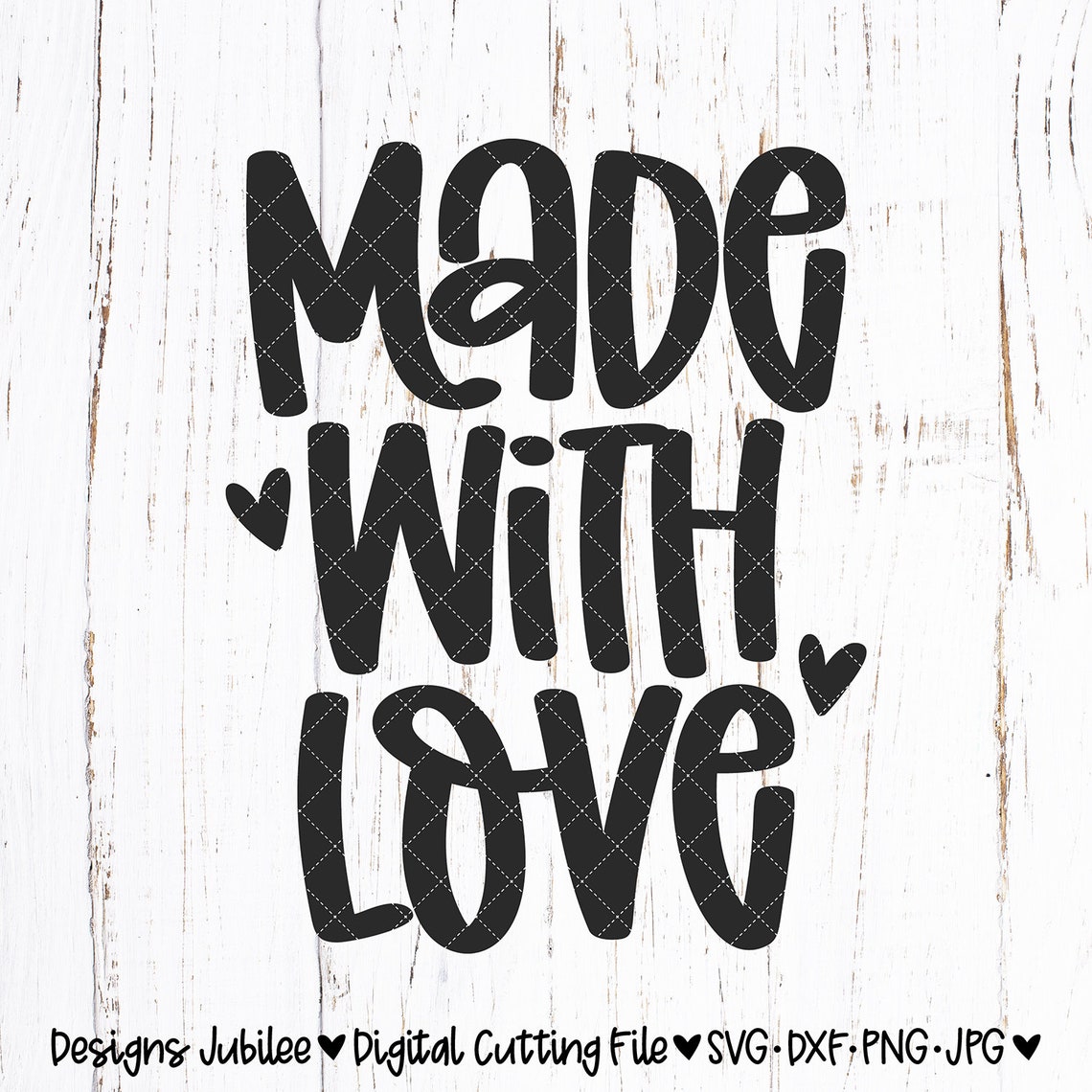Made With Love svg Made With Love Sign Design svg Kitchen | Etsy