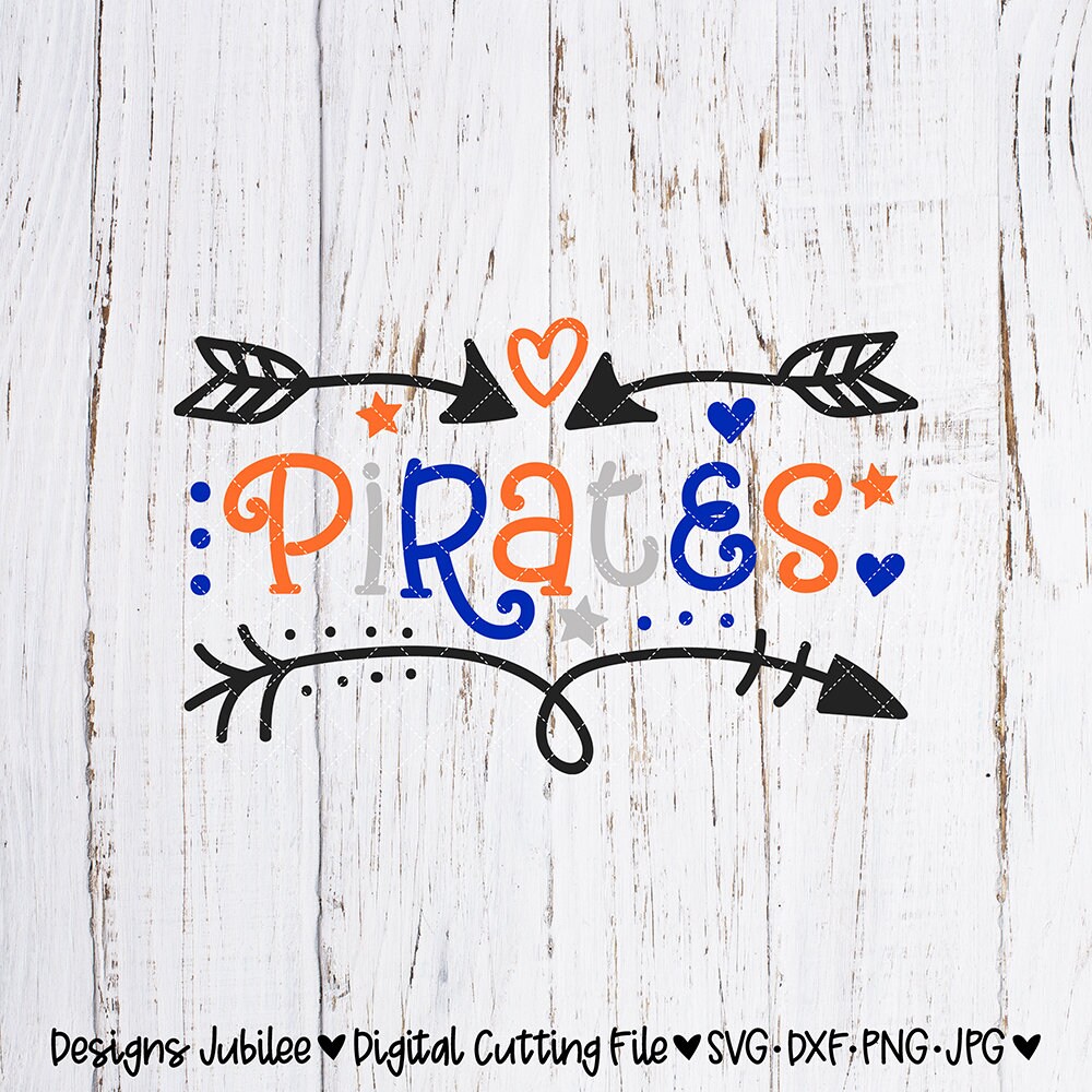 Pirates svg cut file Pirates Baseball Football Shirt Design Etsy