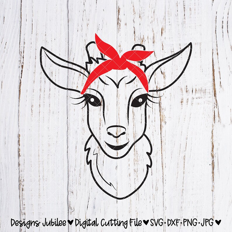 Download Bandana Goat svg cut file Bandana Farm Animals Goat Shirt ...