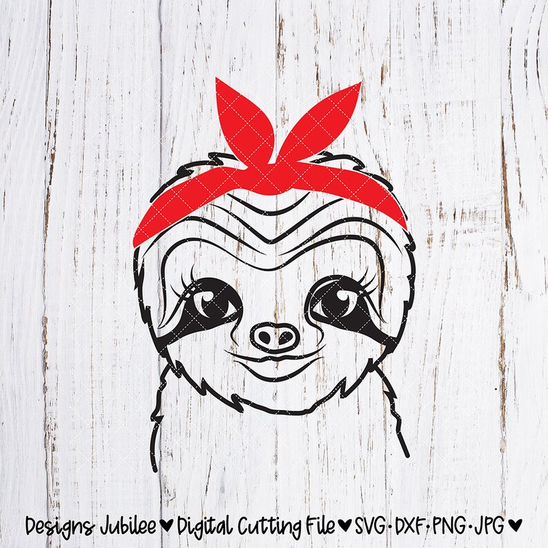Download Bandana Sloth svg cut file Bandana Farm Animals Sloth ...