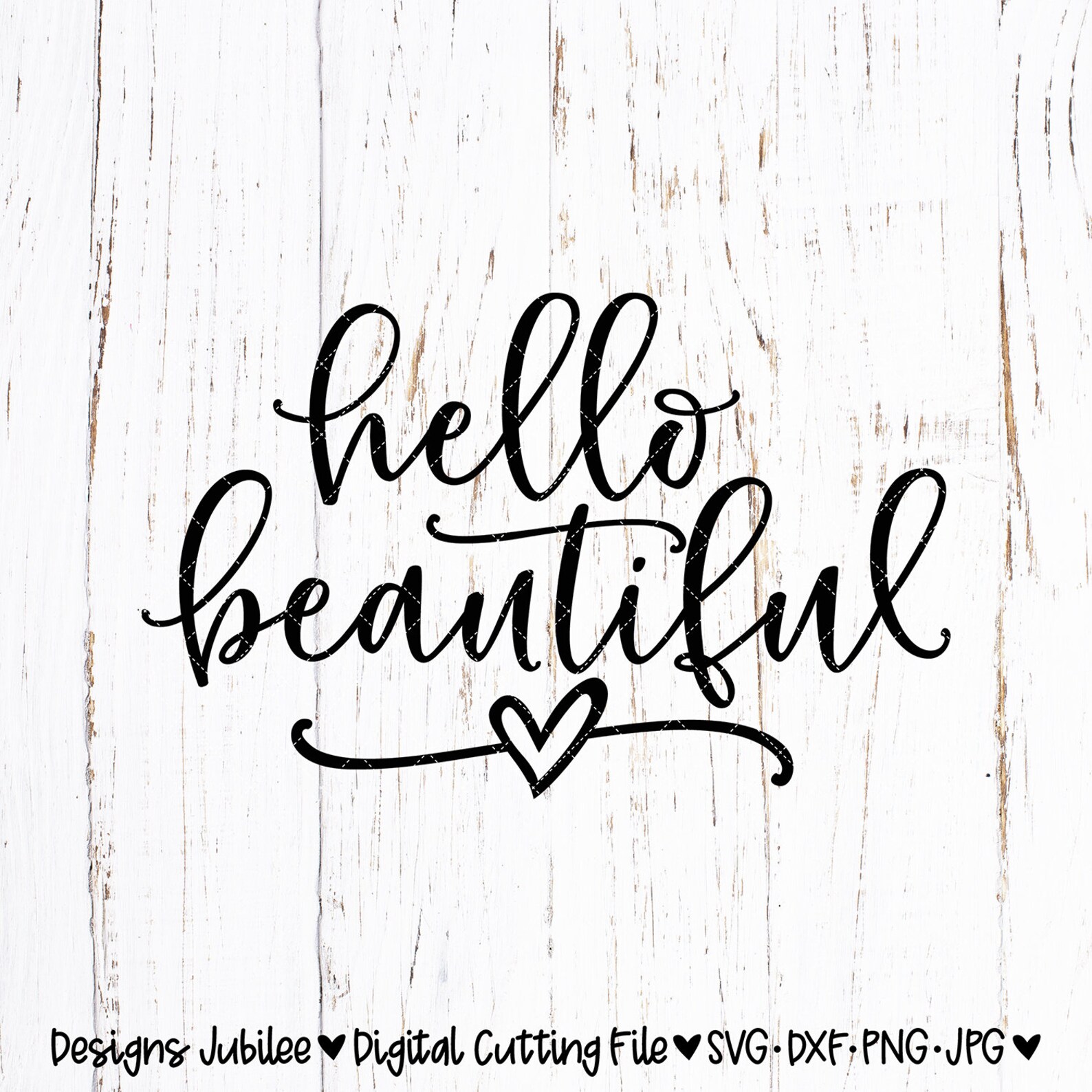 Hello Beautiful svg Hello Beautiful Sign Design svg Hello | Etsy