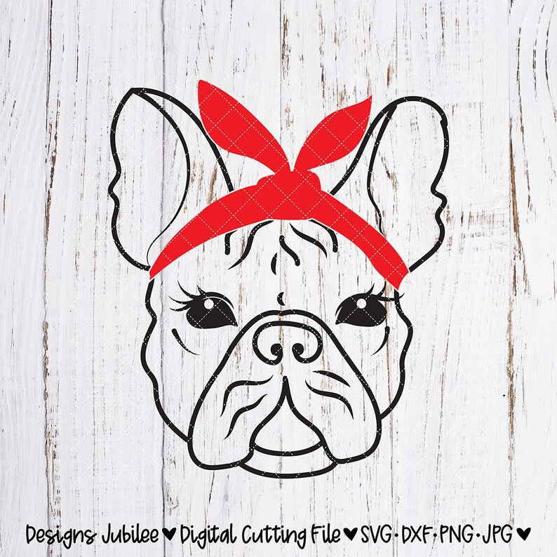 Download Bandana French Bulldog svg cut file Bandana French Bulldog | Etsy