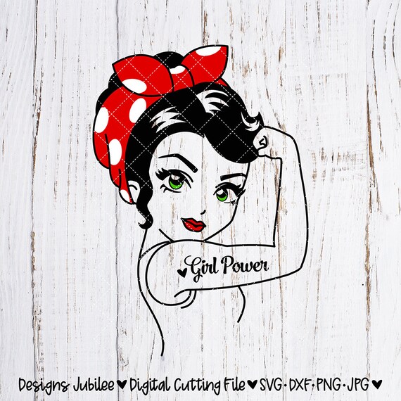 Download Girl Power Svg Rosie Riveter Girl Power Shirt Design Svg Etsy