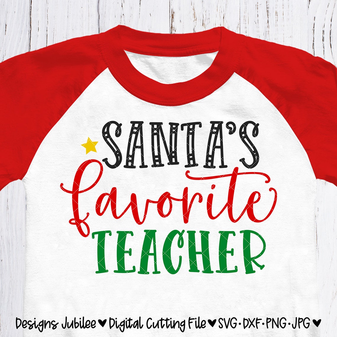 Download Santas Favorite Teacher svg Teacher Christmas svg Teacher | Etsy