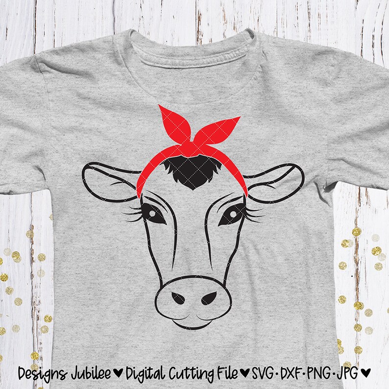 Download Bandana Cow svg cut file Bandana Farm Animals Cow Shirt | Etsy