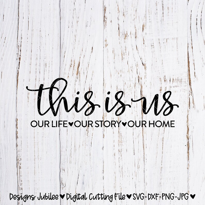 This is Us Svg Cut File This is Us Wood Sign Design Svg Svg Etsy
