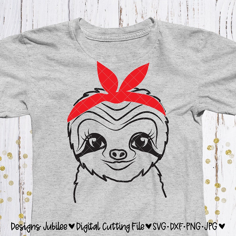 Download Bandana Sloth svg cut file Bandana Farm Animals Sloth Shirt | Etsy