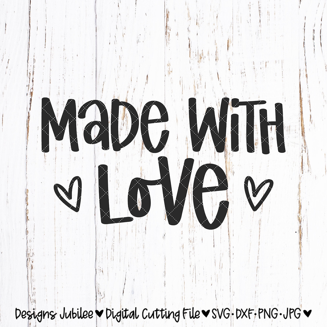 Made With Love svg Made With Love Sign Design svg Kitchen | Etsy
