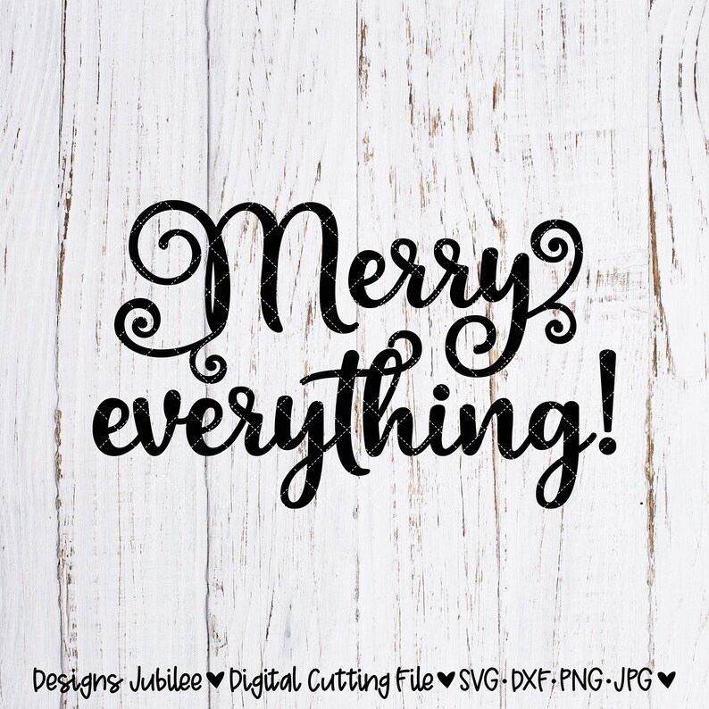 Download Merry Everything svg file Christmas svg Christmas Shirt | Etsy