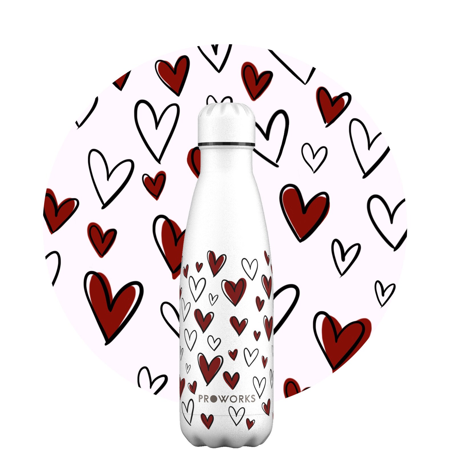 Personalised Heart Water Bottles 1L 750ml 500ml or 350ml With Etsy