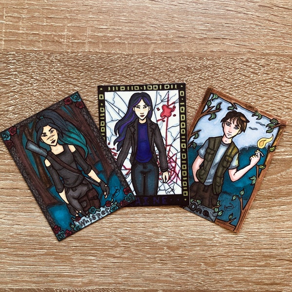 Custom Character Cards Etsy