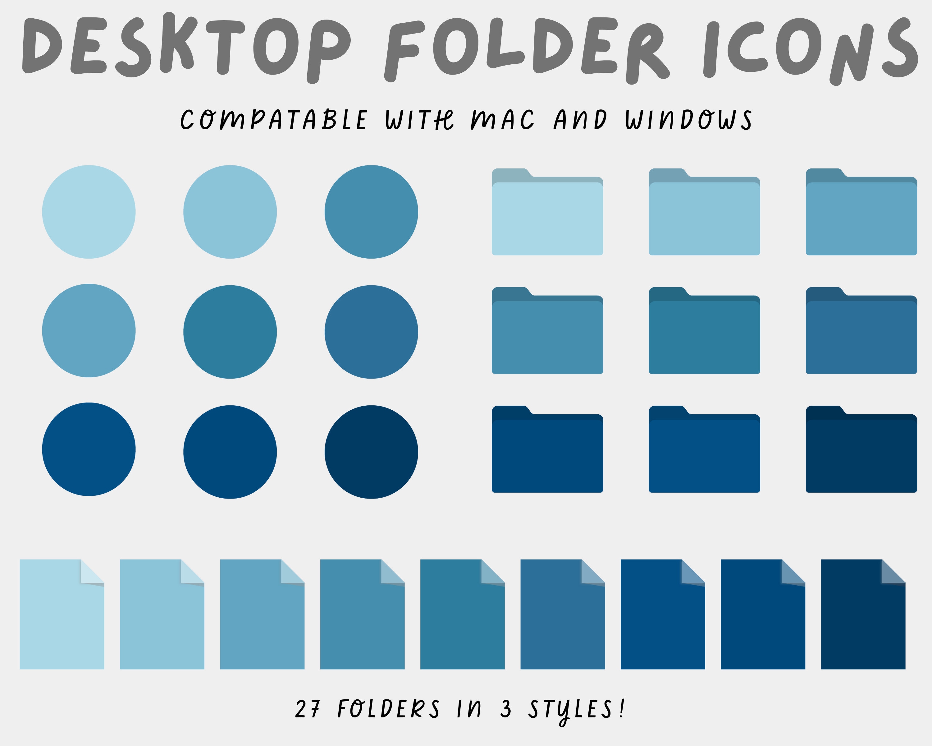 Mac Blue Folder Icon