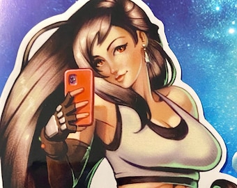 Tifa Lockhart Selfie Sticker