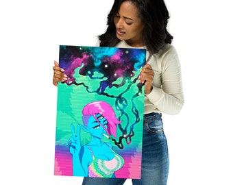 Galaxy Smoking Loya Prints