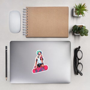 Skater Babe Sticker