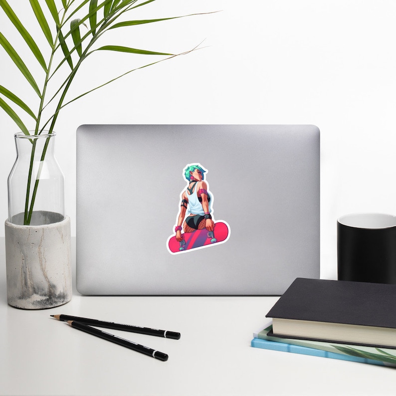 Skater Babe Sticker