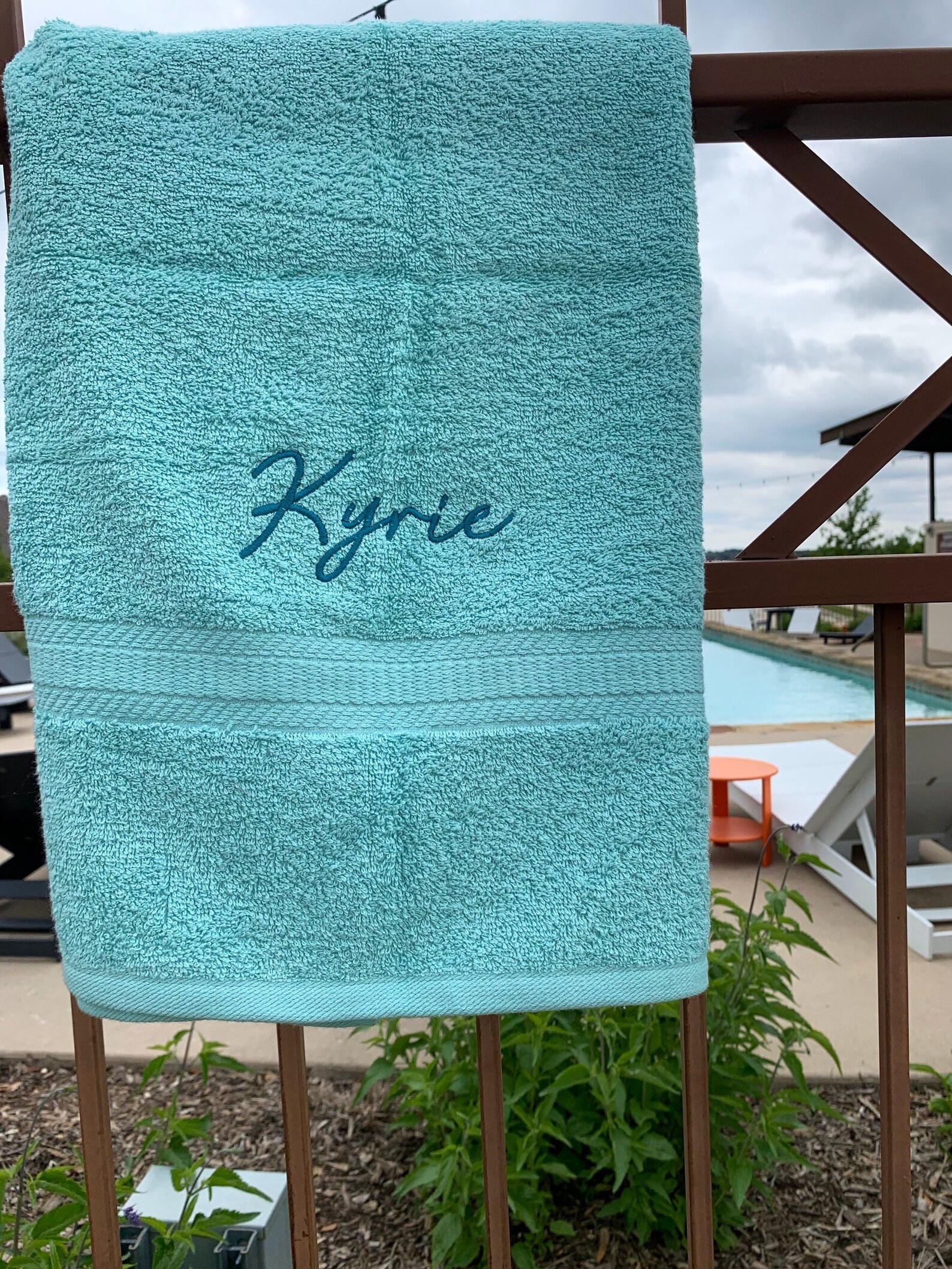 Personalized Pool /bath Towel Etsy Israel