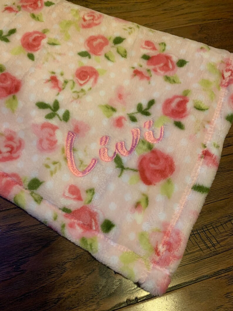 Personalized baby blanket super plush multi colors available Etsy