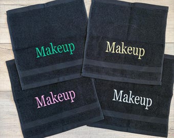 Personalized Embroidered washcloth, monogram facecloth