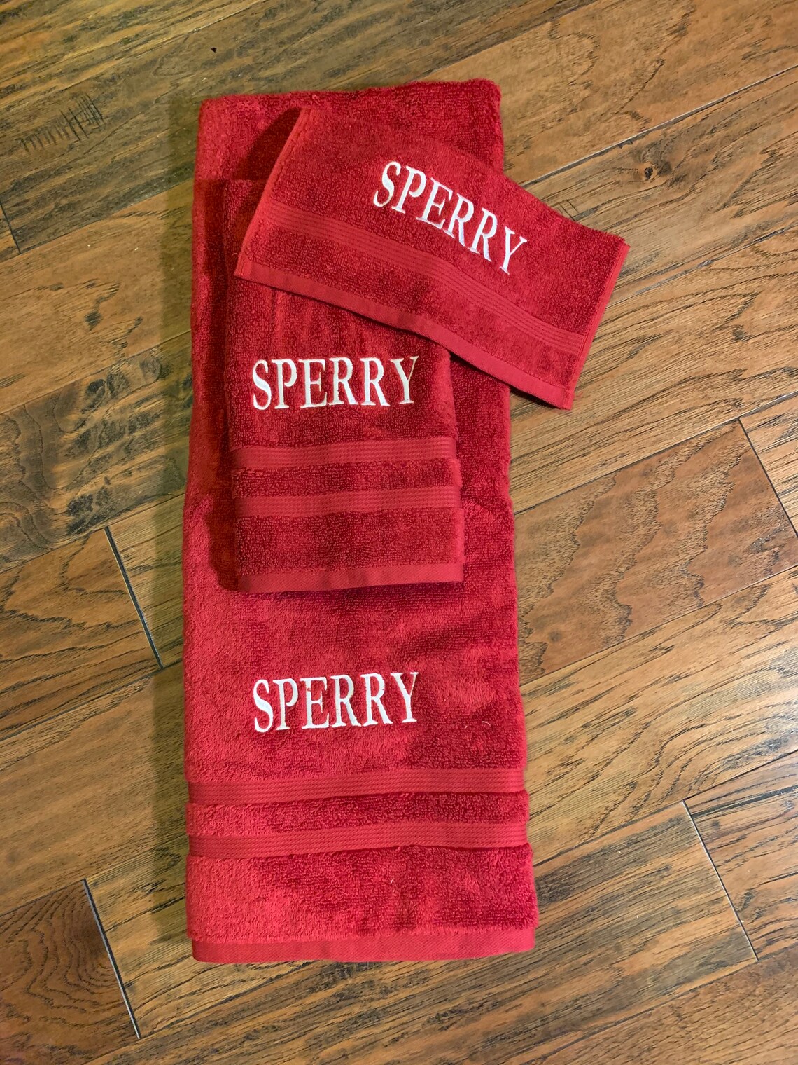 Personalized bath towel set Etsy